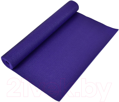 Коврик для йоги и фитнеса CLIFF PVC Y-4 1720x610x4мм (фиолетовый)