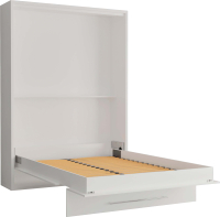 Шкаф-кровать трансформер Макс Стайл Mykonos 36мм 140x200 (Egger белый базовый W908 ST2) - 