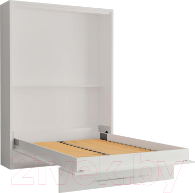 Шкаф-кровать трансформер Макс Стайл Mykonos 36мм 140x200 (Egger белый базовый W908 ST2)
