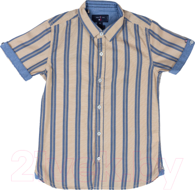 Рубашка детская Isee UN-72553B (р.34, коричневый)