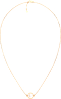 Колье из розового золота ZORKA 550665.14K.R.SP (с жемчугом) - 