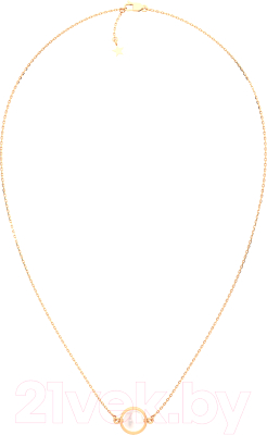Колье из розового золота ZORKA 550665.14K.R.SP (40см, с жемчугом)
