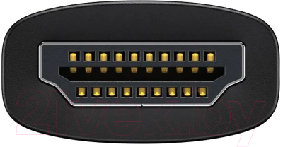 Адаптер Baseus Lite Series Adapter HDMI to VGA / WKQX010101 (черный)