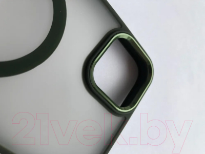 Чехол-накладка Case Acrylic MagSafe для iPhone 14 Pro (зеленый)