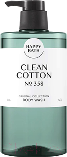 Гель для душа Happy Bath Original Collection Clean Cotton