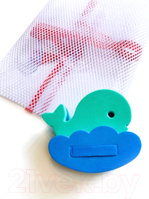 Набор игрушек для ванной El'Basco Toys Сумка-сетка с китом / 02-031