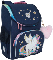 Школьный рюкзак Grizzly RAm-484-1 (синий) - 