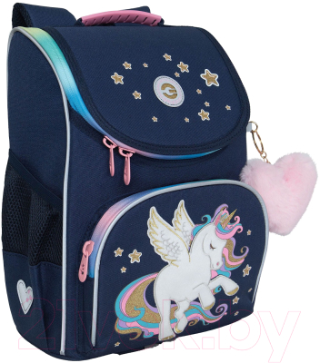 Школьный рюкзак Grizzly RAm-484-1 (синий)