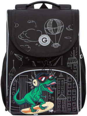 Школьный рюкзак Grizzly RAm-485-1 (черный)