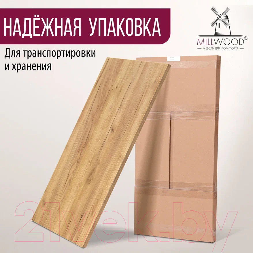 Столешница для стола Millwood ПФ 180x80x3.6