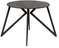 Обеденный стол Millwood Женева Л18 D90 (сосна пасадена/металл черный) - 