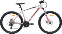Велосипед STARK Indy 27.2 D 2024 (18, серебристый металлик/черный металлик/красный) - 