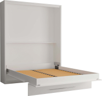 Шкаф-кровать трансформер Макс Стайл Mykonos 36мм 160x200 (Egger Белый базовый W908 ST2) - 