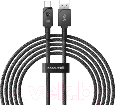 Кабель Baseus Unbreakable USB to Type-C 100W / P10355801111-01 (2м, черный)