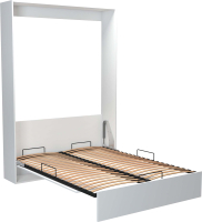 Шкаф-кровать трансформер Макс Стайл Dynamo 18мм 140x200 (Egger белый базовый W908 ST2) - 