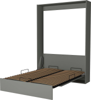 Шкаф-кровать трансформер Макс Стайл Dynamo 18мм 140x200 (Egger серый пыльный U732 ST9) - 