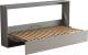 Шкаф-кровать трансформер Макс Стайл TNT 18мм 90x200 (Egger серый пыльный U732 ST9) - 