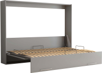Шкаф-кровать трансформер Макс Стайл TNT 18мм 140x200 (Egger серый пыльный U732 ST9) - 