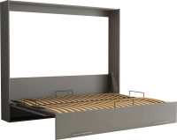Шкаф-кровать трансформер Макс Стайл TNT 18мм 160x200 (Egger серый пыльный U732 ST9) - 