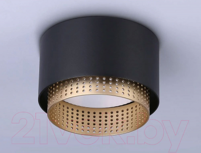 Точечный светильник Ambrella TN71275 BK/GD (черный/золото)