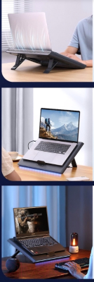 Подставка для ноутбука Baseus ThermoCool Heat-Dissipating Laptop Stand / LUWK000013 (серый)