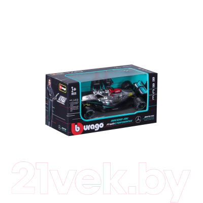 Масштабная модель автомобиля Bburago Mercedes-AMG F1 W13 / 18-3806544