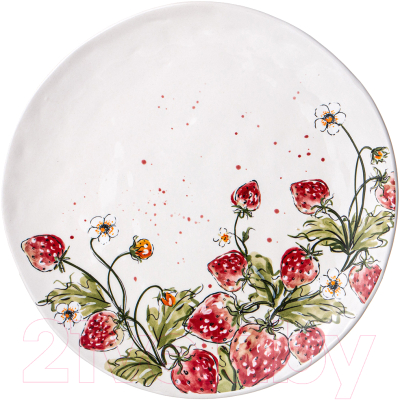 Тарелка столовая обеденная Lefard Strawberry / 368-531