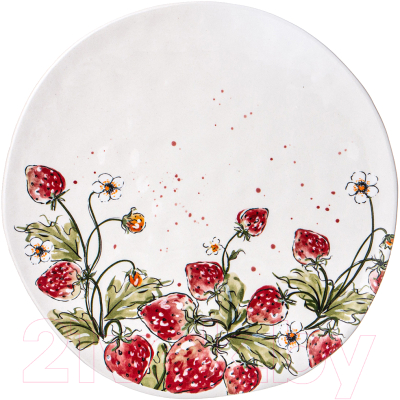Тарелка столовая обеденная Lefard Strawberry / 368-532