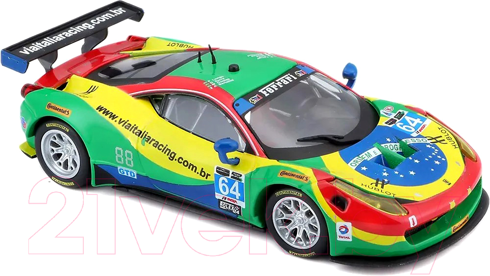 Масштабная модель автомобиля Bburago Ferrari – 458 Italia GT3 2015 / 18-36305