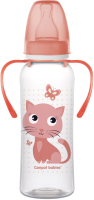Бутылочка для кормления Canpol Cute Animals / 11/845 (250мл) - 