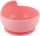 Тарелка для кормления Canpol Силиконовая на присоске / 51/400 (330мл, розовый) - 