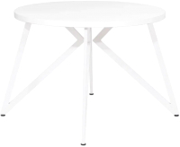 Обеденный стол Millwood Женева Л D100 (белый/металл белый) - 