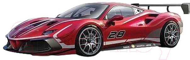 Масштабная модель мотоцикла Bburago Ferrari - 488 Challenge Evo 2020 / 18-36309