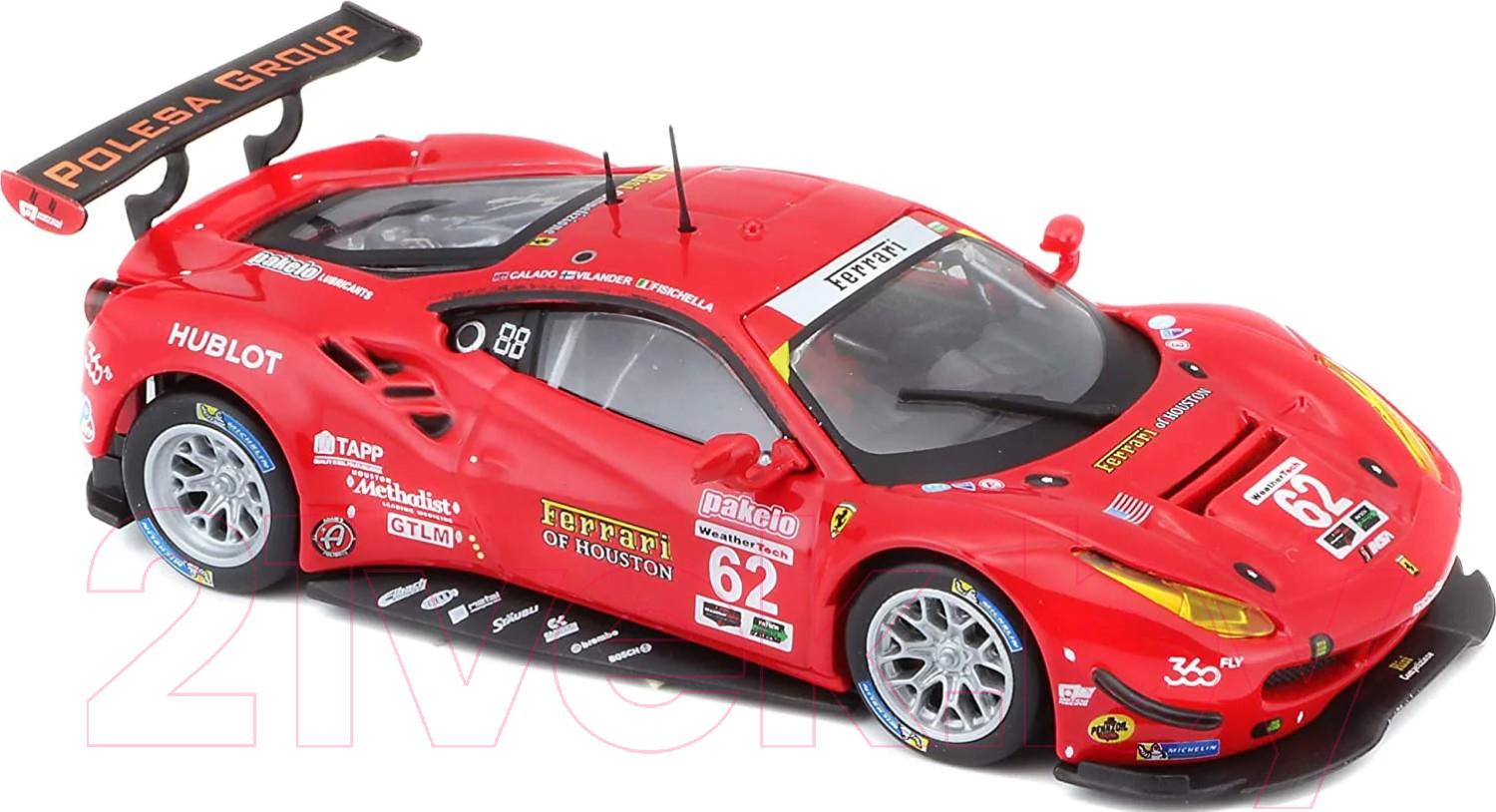 Масштабная модель автомобиля Bburago Ferrari – 488 GTE 2017 / 18-36301