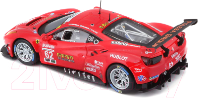Масштабная модель автомобиля Bburago Ferrari – 488 GTE 2017 / 18-36301 (красный)