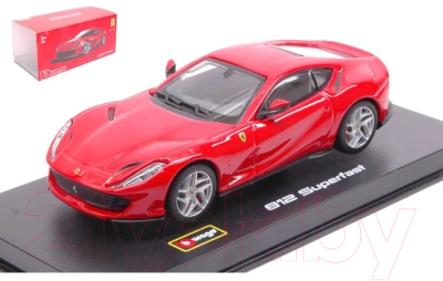 Масштабная модель автомобиля Bburago Ferrari – 812 Superfast / 18-36908 (красный)