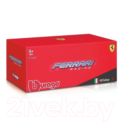 Масштабная модель автомобиля Bburago Ferrari – F430 GTC 2008 / 18-36303 