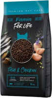 Сухой корм для кошек Fitmin Cat For Life Adult Fish&Chicken (8кг) - 