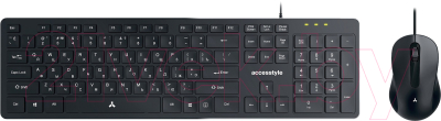Клавиатура+мышь Accesstyle KM201-OC (темно-серый)