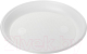 Набор одноразовых тарелок Мистерия 120100/120112 (100шт, белый) - 