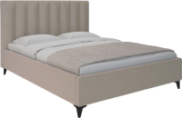 Двуспальная кровать Боринское Мебель Венеция 160x200 ПМ Velutto (бежевый) - 