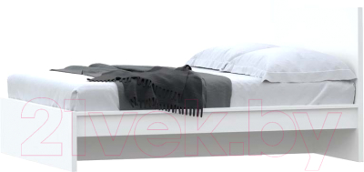Двуспальная кровать Mebelain Varma Sang 160 (белый)