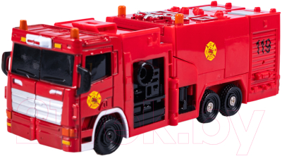 Робот-трансформер Bondibon Bondibot Пожарная машина / ВВ6106 (красный)