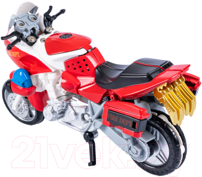 Робот-трансформер Bondibon Bondibot Мотоцикл / ВВ6104 (красный)