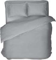Комплект постельного белья Нордтекс Verossa Евро Melange Silver VRM 2515 Silver Д12 23 - 