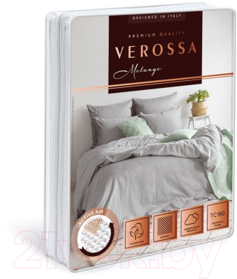 Изображение товара Комплект постельного белья Verossa Евро Melange Silver VRM 2515 Silver Д12 23