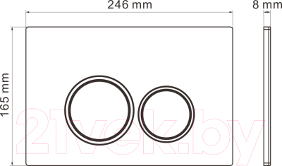 Унитаз подвесной с инсталляцией Roxen StounFix Dual Fresh 506495