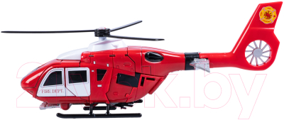 Робот-трансформер Bondibon Bondibot Вертолет пожарный / ВВ6105 (красный)