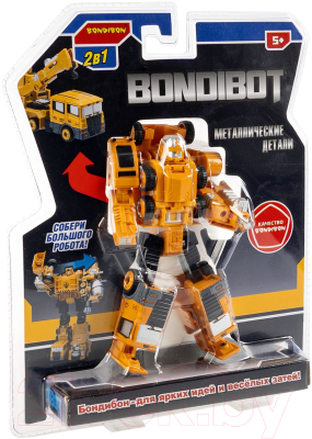 Робот-трансформер Bondibon Bondibot Автокран / ВВ6096 (желтый)
