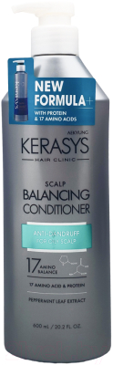 Кондиционер для волос KeraSys Scalp Balancing Для жирной кожи головы (600мл)